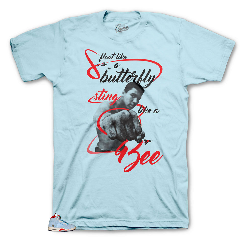 Retro 5 Ice Blue Sting Shirt