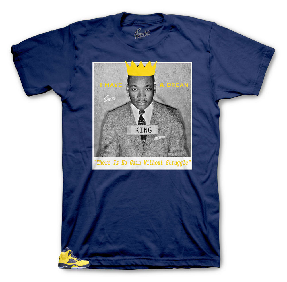 Retro 5 Michigan Freedom Shirt
