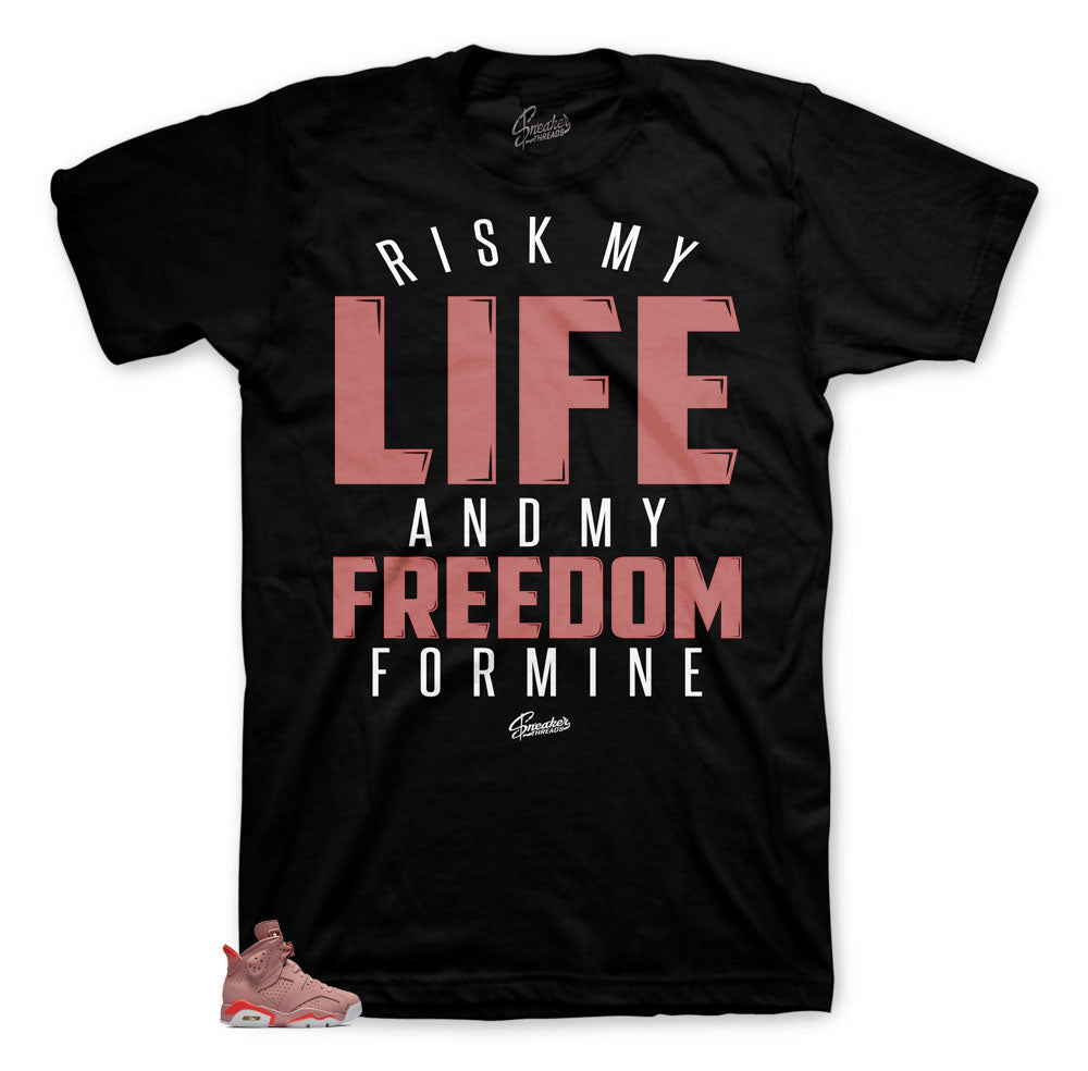 Retro 6 Millennial Pink My Life Shirt