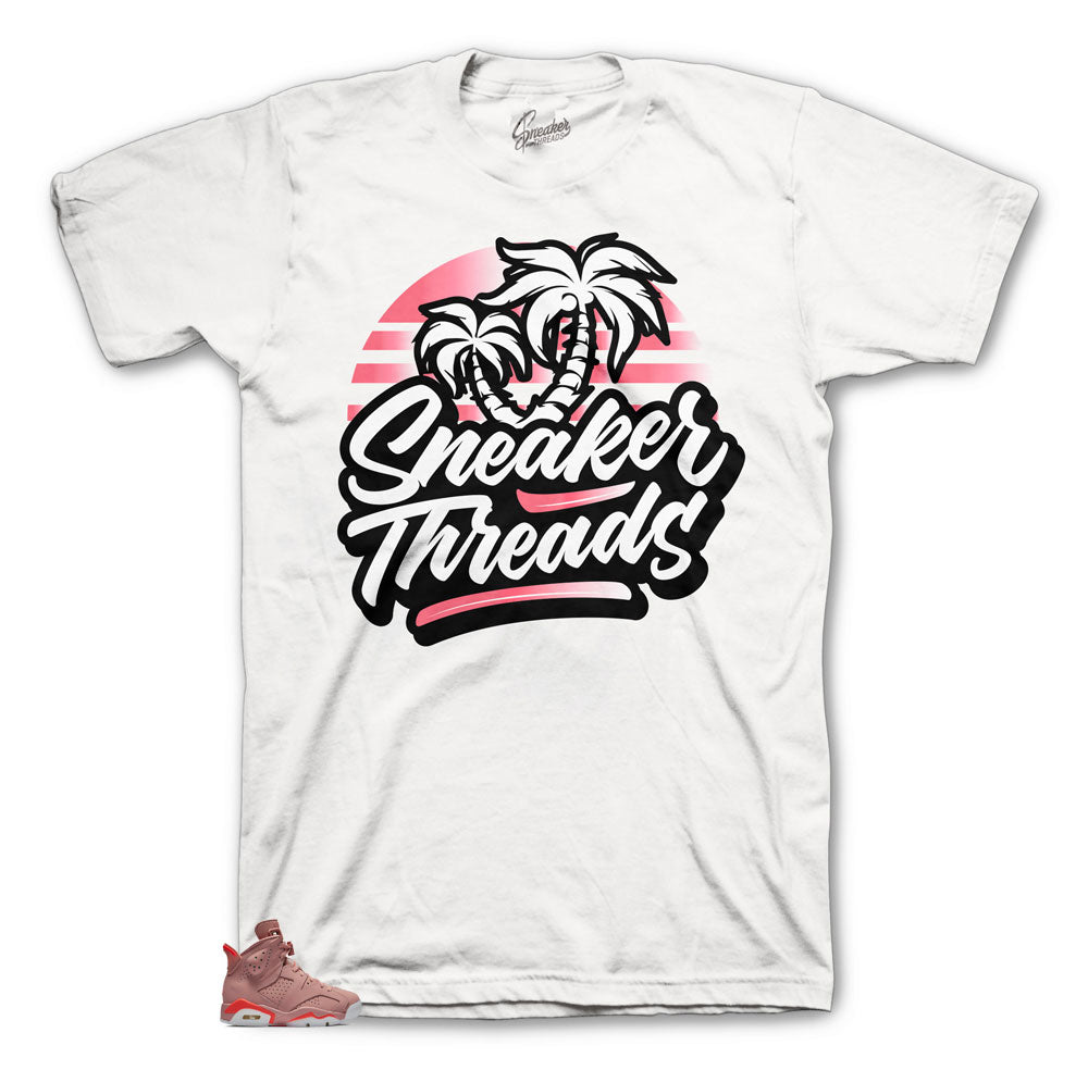 Retro 6 Millennial Pink ST Palms Shirt
