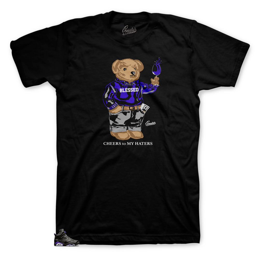 Retro 6 All Star Black Cat Cheers Bear Shirt