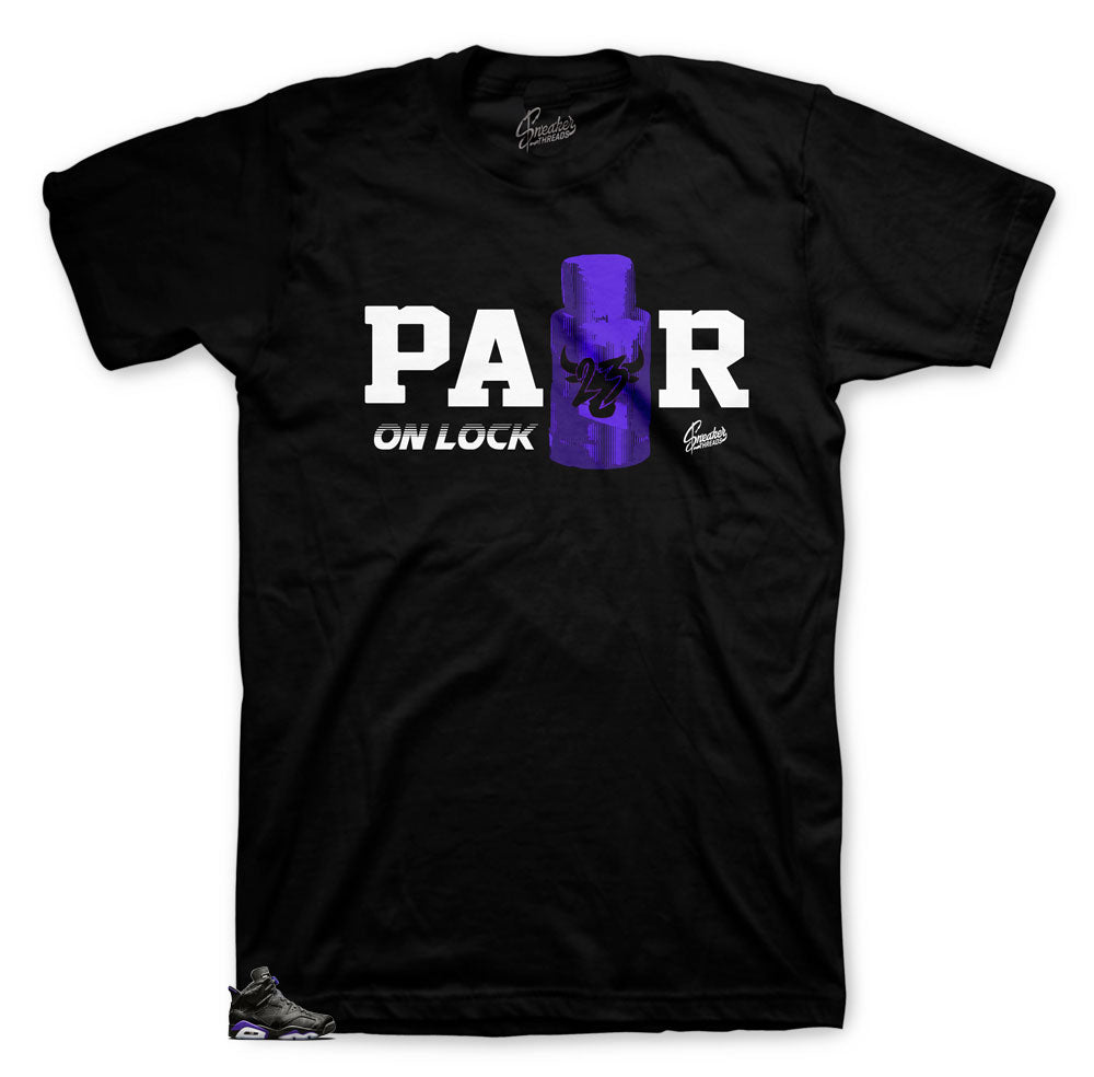 Retro 6 All Star Black Cat Lace Lock Shirt