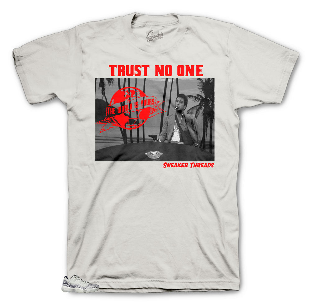 Retro 11 Snakeskin Bone Tony Knows Shirt