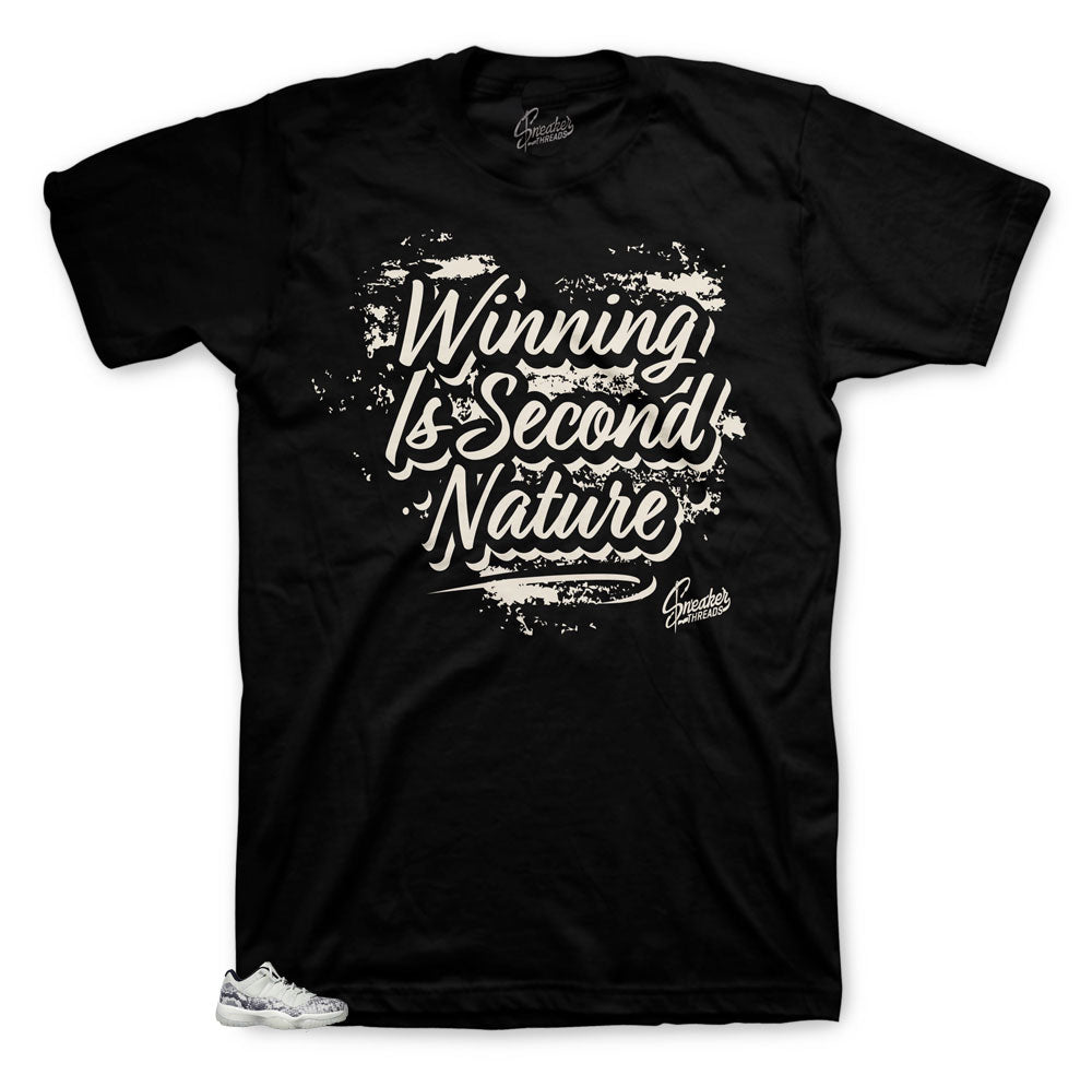 Retro 11 Snakeskin Bone Second Nature Shirt