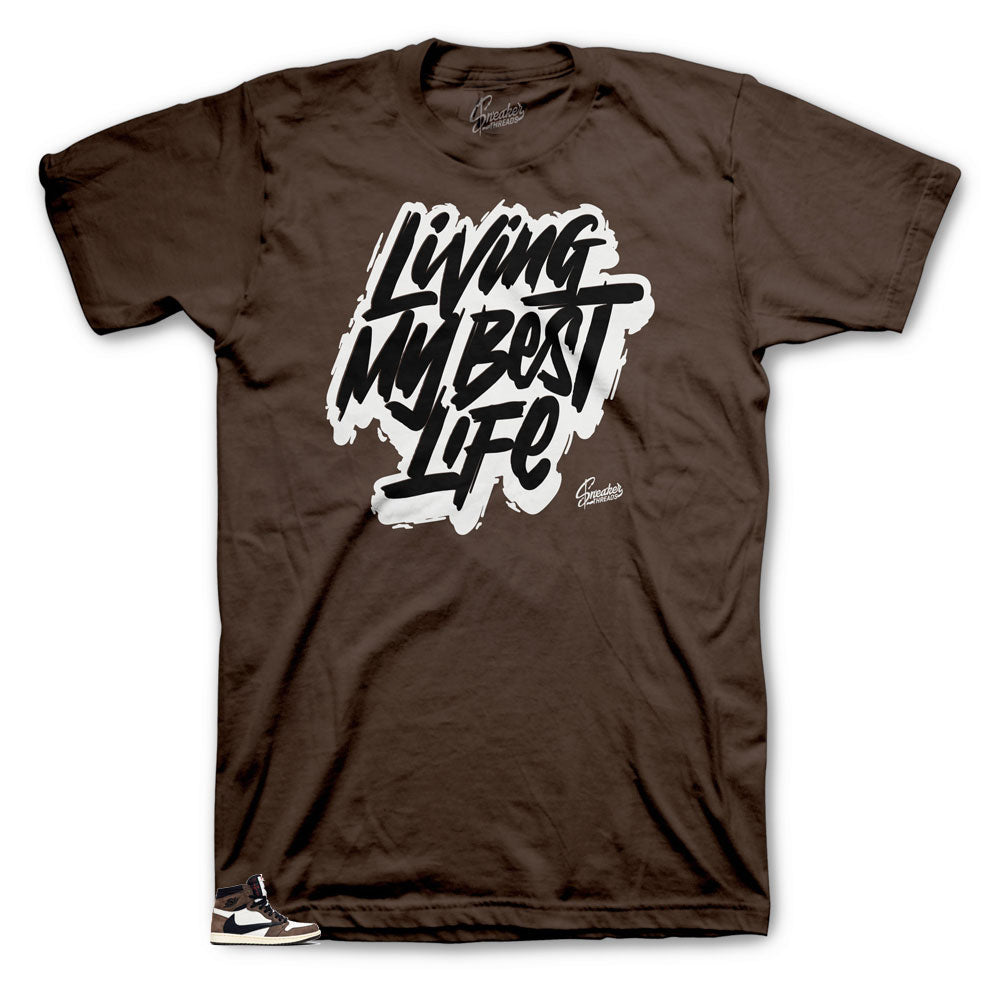 Retro 1 Cactus Jack Livin Life Shirt