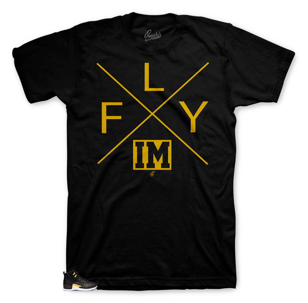 Retro 12 Reptile Im Fly  Shirt
