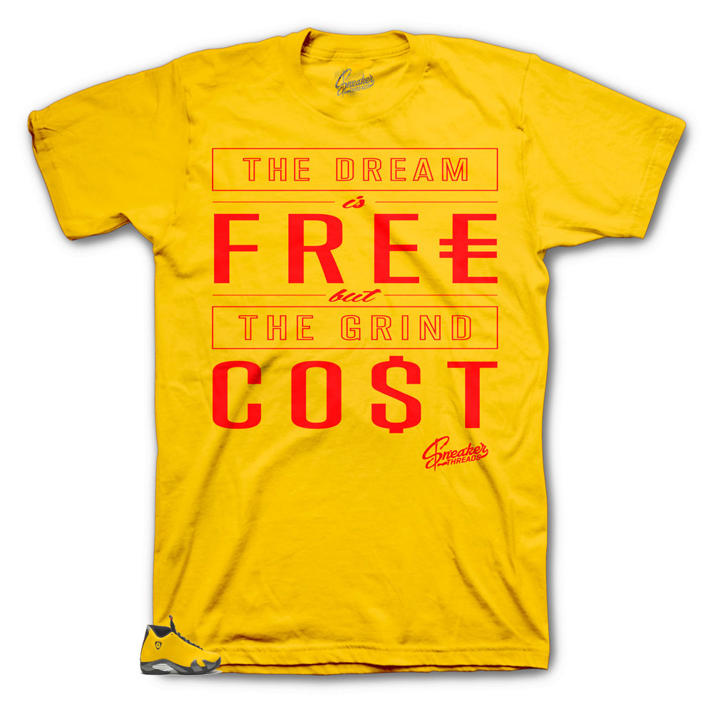 Retro 14 University Gold Cost Shirt