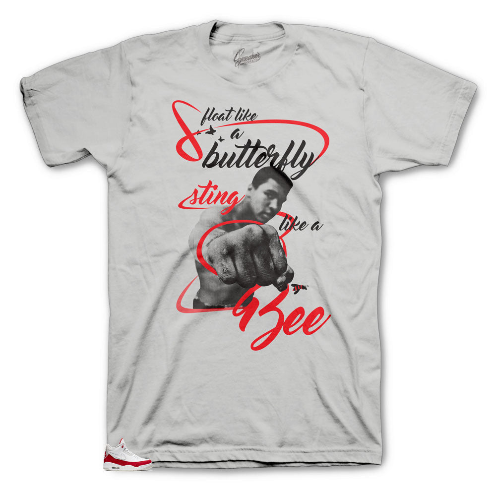 Retro 3 Tinker Red Sting Bee  Shirt
