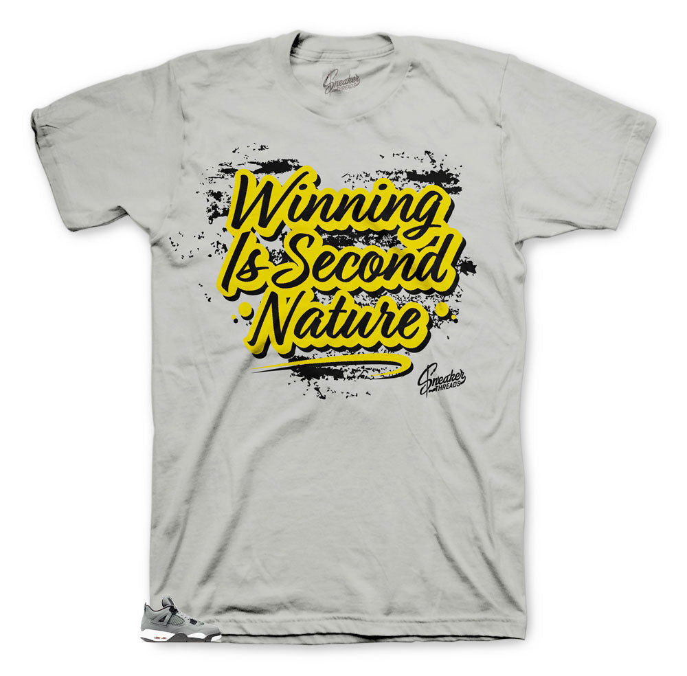 Retro 4 Cool Grey Second Nature Shirt
