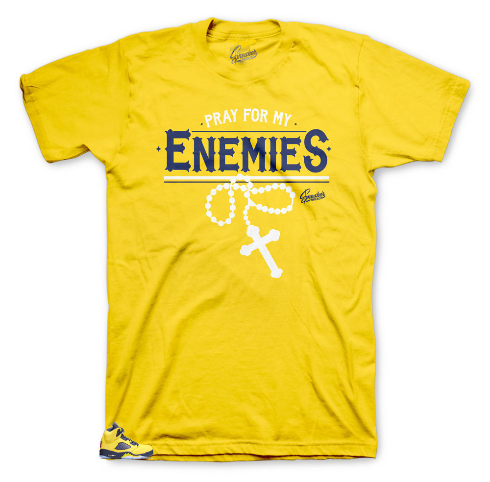 Retro 5 Michigan Enemies Shirt