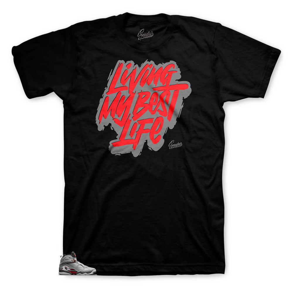 Retro 8 Reflective Living Life Shirt
