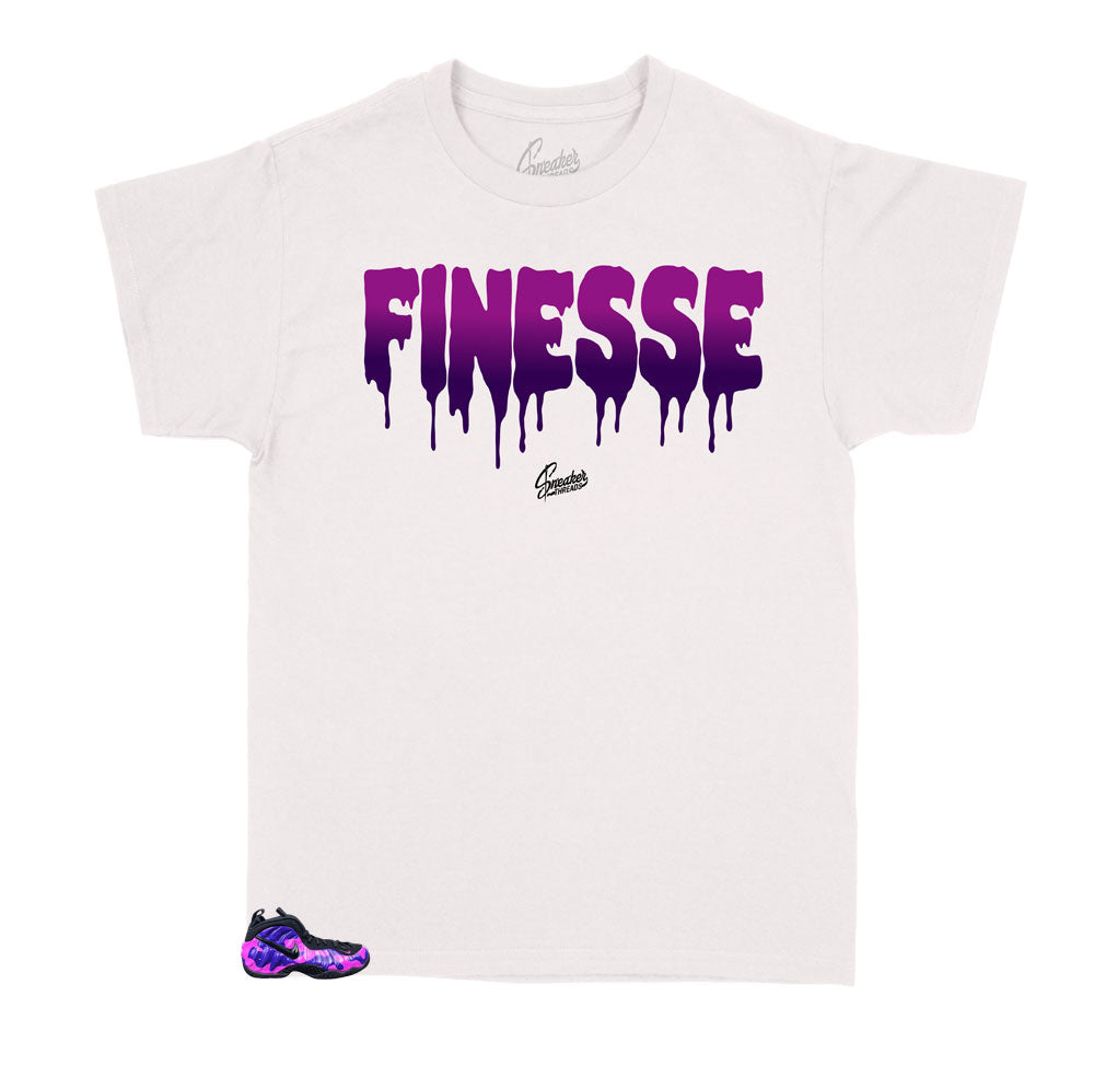 Kids - Foam Purple Camo Finesse Shirt