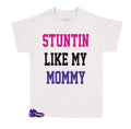 Kids - Foam Purple Camo Stunting Like Mommy Shirt