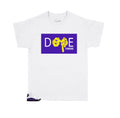 Kids -  Retro 13 Court Purple DPE Hands Kids Shirt