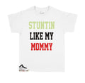 Kids -  Retro 10 Ember Glow Stunt Like Mommy Kids Shirt