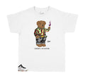 Kids -  Retro 10 Ember Glow Cheers Bear Kids Shirt