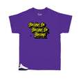 Kids -  Retro 13 Court Purple Blessing Kids Shirt