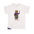 Kids -  Retro 13 Court Purple Cheers Bear Kids Shirt