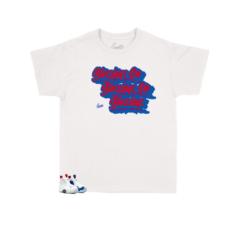 Kids -  Foamposite USA Blessings Shirt