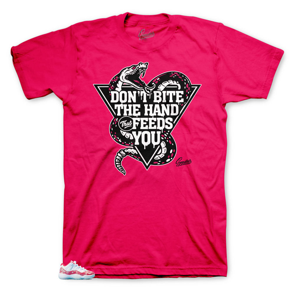 Retro 11 Pink Snakeskin Feeds You Shirt