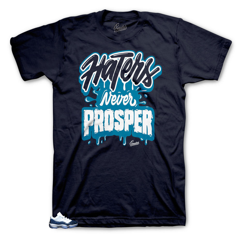 Retro 11 Blue Snakeskin Never Prosper Shirts