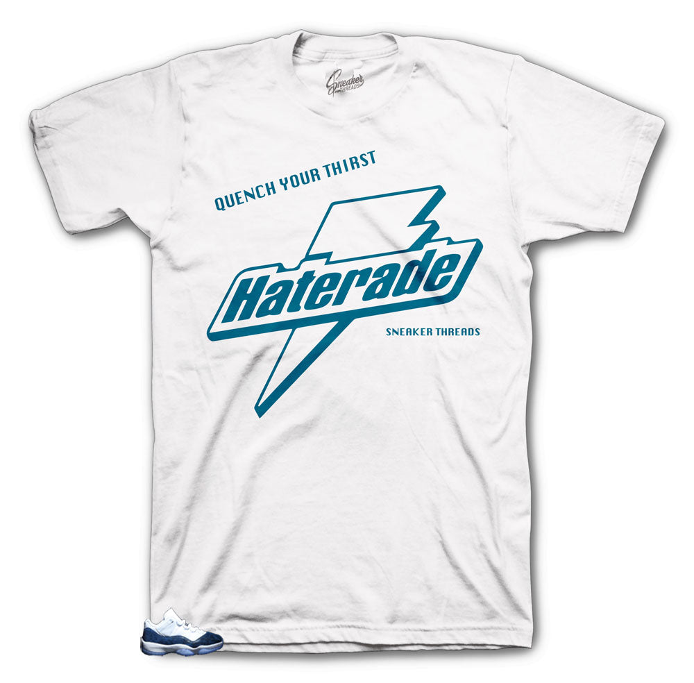 Retro 11 Blue Snakeskin Haterade Shirt