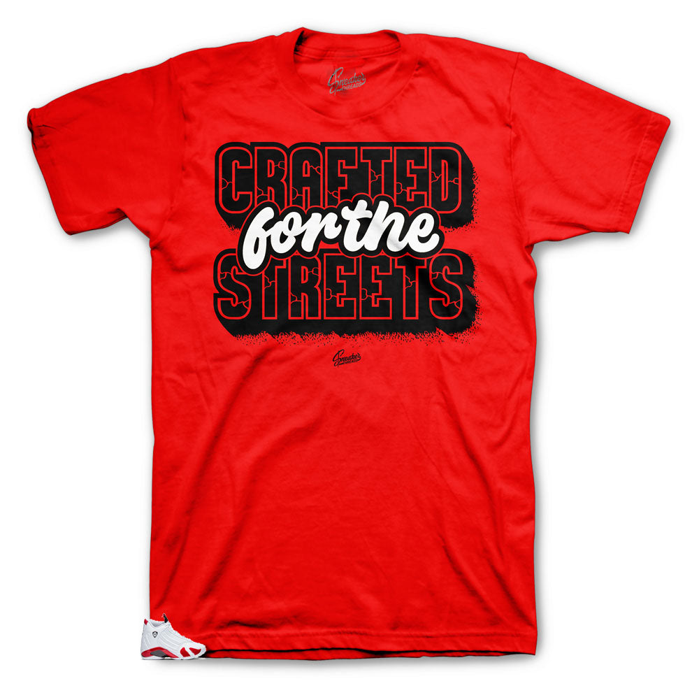Retro 14 Candy Cane Crafted Shirt