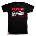 Retro 4 Bright Crimson Dripping Shirt