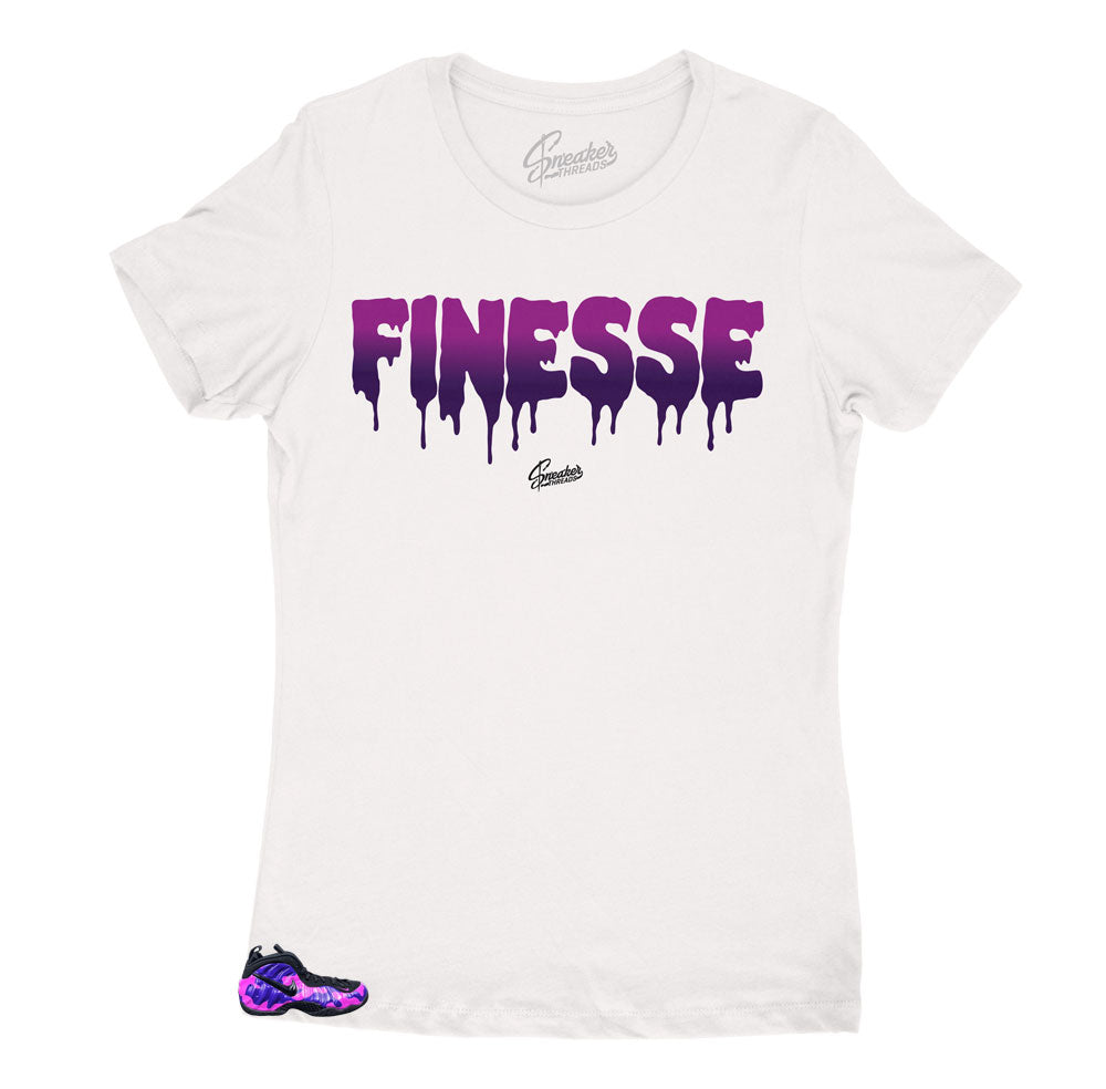 Womens - Foam Purple Camo Finesse Shirt