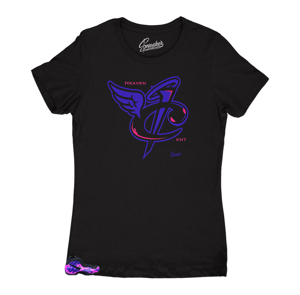 Womens - Foam Purple Camo Heaven Cent Shirt