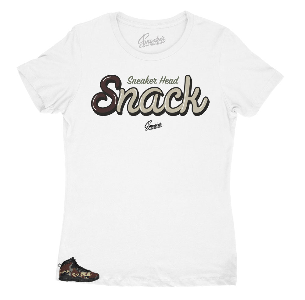 Womens - Woodland Camo 10 Snack Shirt