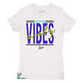 Womens -  White Aqua 8 Vibes Shirt